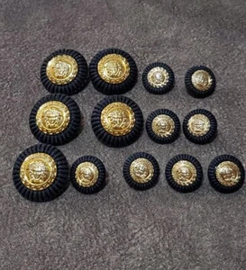 🔹Edle vintage Knöpfe Versace –Fullset aus 13 Stück🔹Original Set - Bild 1 von 19