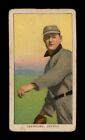 1909-11 T206 Set-Break Sam Crawford (lancer) Sweet Caporal BAS GRADE (remplissage)