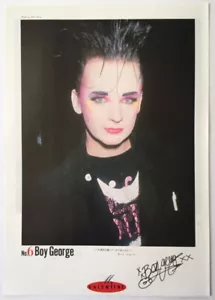 BOY GEORGE CULTURE CLUB 1986 CLIPPING JAPAN MAGAZINE RS 3M - Picture 1 of 1