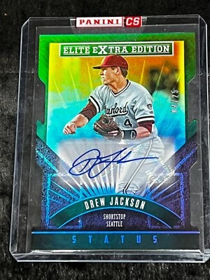 2015 Panini EMARALD ELITE EXTRA EDITION PROSPECT ROOKIE AUTO Drew Jackson 04/25 - Image 1 of 3