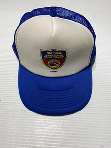 Vintage Nisson Cap Philmont Scout Ranch Staff Hat Snapback Foam Front Mesh Back - Picture 1 of 5