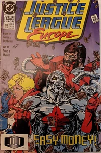 Justice League Europe #10 Jan 1990 Easy Money! Comic Book Sears Marcos Art - Picture 1 of 2