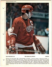 1979-80 Dimanche / Derniere Heure Photos Dale McCourt #NNO Detroit Red Wings