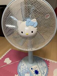 Ventilateur électrique Hello Kitty jolie housse incluse bleu clair d'importation Japon Kawaii