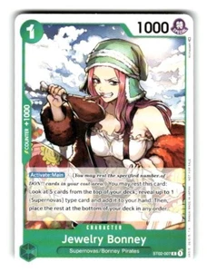 One Piece Card Game Jewelry Bonney Tournament Pack Vol. 3 ST02-007 Promo - Picture 1 of 4
