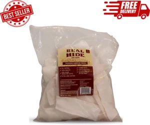 | All Natural Dog Chew Treats - Premium Rawhide 1 Pound (Pack of 1), White - Picture 1 of 8