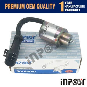 New Fuel Shutoff Solenoid 2848A281 2848A277 12V For Perkins - Picture 1 of 3