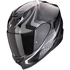 Scorpion Exo-520 Evo Air Terra Schwarz / Silber / Weiss Motorradhelm Pinlock - Bild 1 von 7
