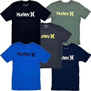 Hurley Men's One and Only Graphic Logo Short Sleeve Tee T-Shirt - Picture 1 of 11