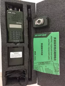 TRI AN/PRC-152 15 W Aluminiumschale Handradio UKW/UHF Walkie Talkie Metall - Bild 1 von 11