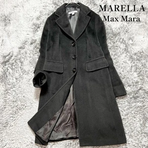 Marella Max Mara Chester Mantel Kaschmirmischung M-L entspricht anthrazit - Bild 1 von 10