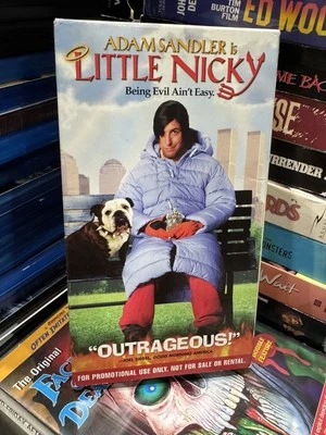 Little Nicky VHS 2001 Promotional Screener Promo Tape Adam Sandler Harvey Keitel Foto 1 de 4