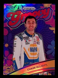 Chase Elliott 2024 Panini Prizm Groovy Red Prizm #13 96/99 - Bild 1 von 2
