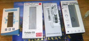 m.2 nvme sata ssd enclosure with 256GB - Picture 1 of 1