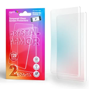 Tempered Glass Screen Protector With Plastic Frame For Nintendo Switch 2 - Picture 1 of 6