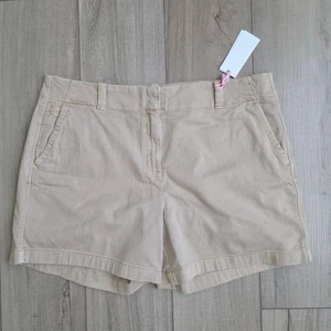 Pantaloncini corti da donna Vineyard Vines 5" a spina di pesce tutti i giorni sabbia taglia 14 - Foto 1 di 12