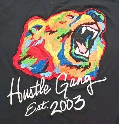 Camiseta Hustle Gang Grizzly Bear 2003 Talla L Foto 1 de 4