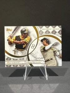 2024 Topps Dynamic Duals #25 Dave Winfield / Manny Machado San Diego Padres - Picture 1 of 2
