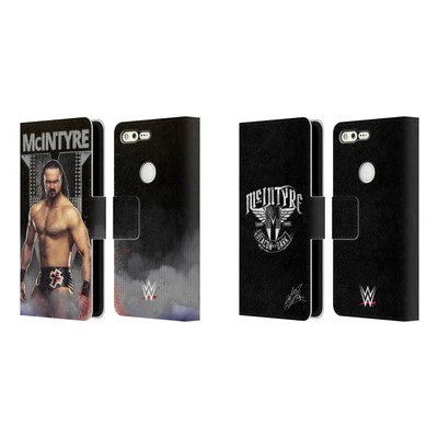 OFFICIAL WWE DREW MCINTYRE LEATHER BOOK WALLET CASE COVER FOR GOOGLE PHONES - Image 1 of 4