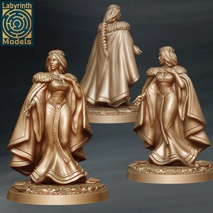 Princess Isolde/TTRPG/Wargaming/Dungeons and Dragons/RPG/Labyrinth Miniatures - Foto 1 di 1