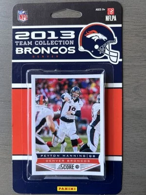 DENVER BRONCOS 2013 Score Football Team 10 Card SET  Sealed - Image 1 of 2