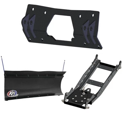 KFI UTV Snow Plow Kit 60" (Poly) For Polaris Ranger Crew SP 570 Premium EPS 2022 - Image 1 of 2