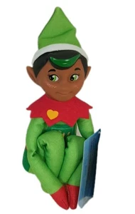 ELF MATES Christmas Cobbler Brown BOY 12 inch Doll Black  Hair  New - Picture 1 of 7