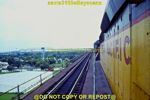 ORIGINAL DIA UNION PACIFIC RR ZUG AUF HUEY P LANGER BRÜCKE INGENIEURE ANSICHT 1988 - Bild 1 von 1