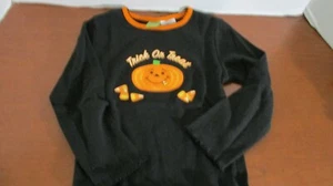 HALLOWEEN It's the THING~Camiseta Negra TRUCK LS o TREAT~Niñas 4T - Imagen 1 de 3