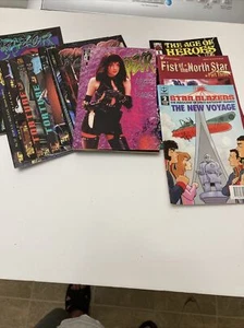 Lot of 16 Comics Razor,age Of Heroes First Of The North Star Star Blazers - Picture 1 of 12