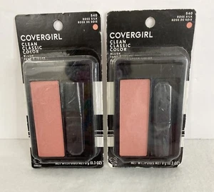 2 Packs Covergirl Clean Classic Color Blush 540 Rose Silk ~ New Sealed - Picture 1 of 3