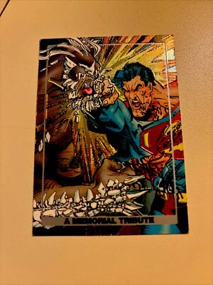 SUPERMAN 1992 SkyBox Doomsday: The Death of Superman A Memorial Tribute #S2 - Image 1 of 4