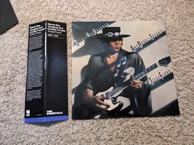 Stevie Ray Vaughan Texas Flood LP Black and White Vinyl Me Please VMP Obi - Image 1 of 3