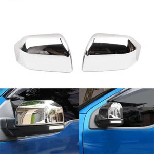 For 2015-2019 2020 Ford F150 F-150 Top Half Chrome Side Cap Mirror Cover Add-on - Picture 1 of 9