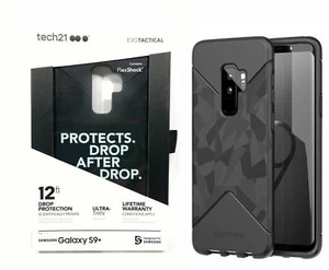 SAMSUNG GALAXY *S9 PLUS* BLACK CAMO PHONE CASE ULTRA THIN 12 FT DROP PROTECTION  - Picture 1 of 3