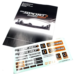 HPI RS4 Sport 3 - Creator Edition Bedienungsanleitung & Explosionszeichnung mit Aufklebern - Bild 1 von 4