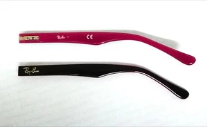 RAY BAN RB 1531 3702 BLACK/PINK TEMPLES/ORIGINAL REPLACEMENT ASTE DI RIC - Picture 1 of 2