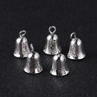20 Miniatur-Glocken für Kranz, silber, DIY-Schlüsselanhänger