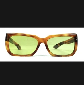 VINTAGE ECKIGE SONNENBRILLE 50ER JAHRE SCHILDPATT DICKES GESTELL UNBENUTZT SELTEN - Bild 1 von 7