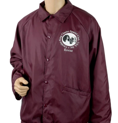 Cardinal Mens Vtg Cavalier King Charles Spaniel Club Rescue Jacket Size XXXL USA - Image 1 of 4