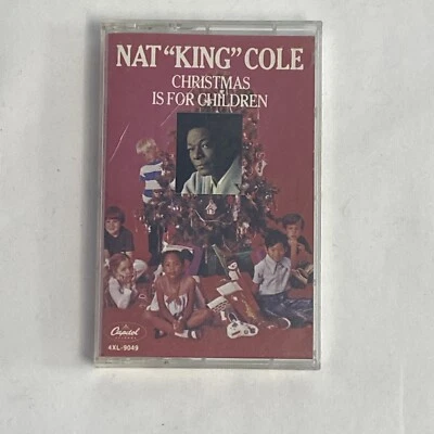NAT KING COLE - CHRISTMAS IS FOR CHILDREN (1984 Cassette Tape)  CAPITAL RECORDS Foto 1 de 4