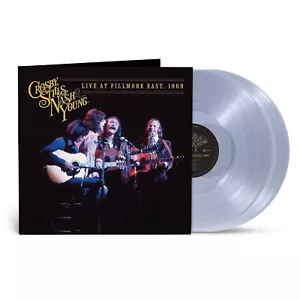 Crosby, Stills, Nash & Young – Live At Fillmore East, 1969 - 2 x Clear LP Vinyl - Picture 1 of 1