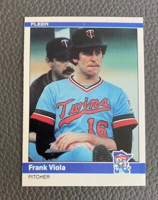 Frank Viola 1984 Fleer Card #575 - Minnesota Twins  - Image 1 of 2