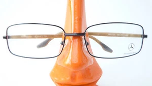 Gafas montura de lujo Mercedes Benz hombre montura negra cuadrada alta calidad talla L - Imagen 1 de 4