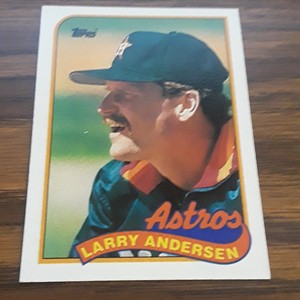 1989 Topps Larry Andersen Houston Astros Pitcher #24