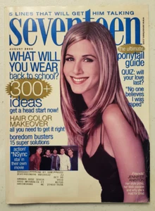 Seventeen Magazine August 2000 Jennifer Aniston~Hair & Makeup Fashion~ *NSync - Picture 1 of 3