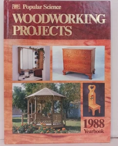 Popular Science Woodworking Projects HB Book Yearbook 1988 FREE SHIPPING - Picture 1 of 2