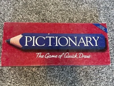 Juego de mesa vintage Pictionary edición 1993-1997 Milton Bradley EE. UU. Foto 1 de 4