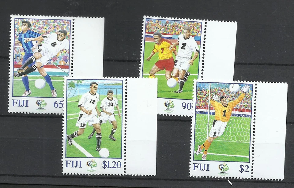 FÚTBOL CON COPA 2006, FIJI, JUEGO COMPLETO, MNH Foto 1 de 1