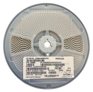 2000X C3216X7R1V106MT000E TDK MLCC SMD Capacitor 10uF 35V X7R 1206 (3216) ±20% - Picture 1 of 1